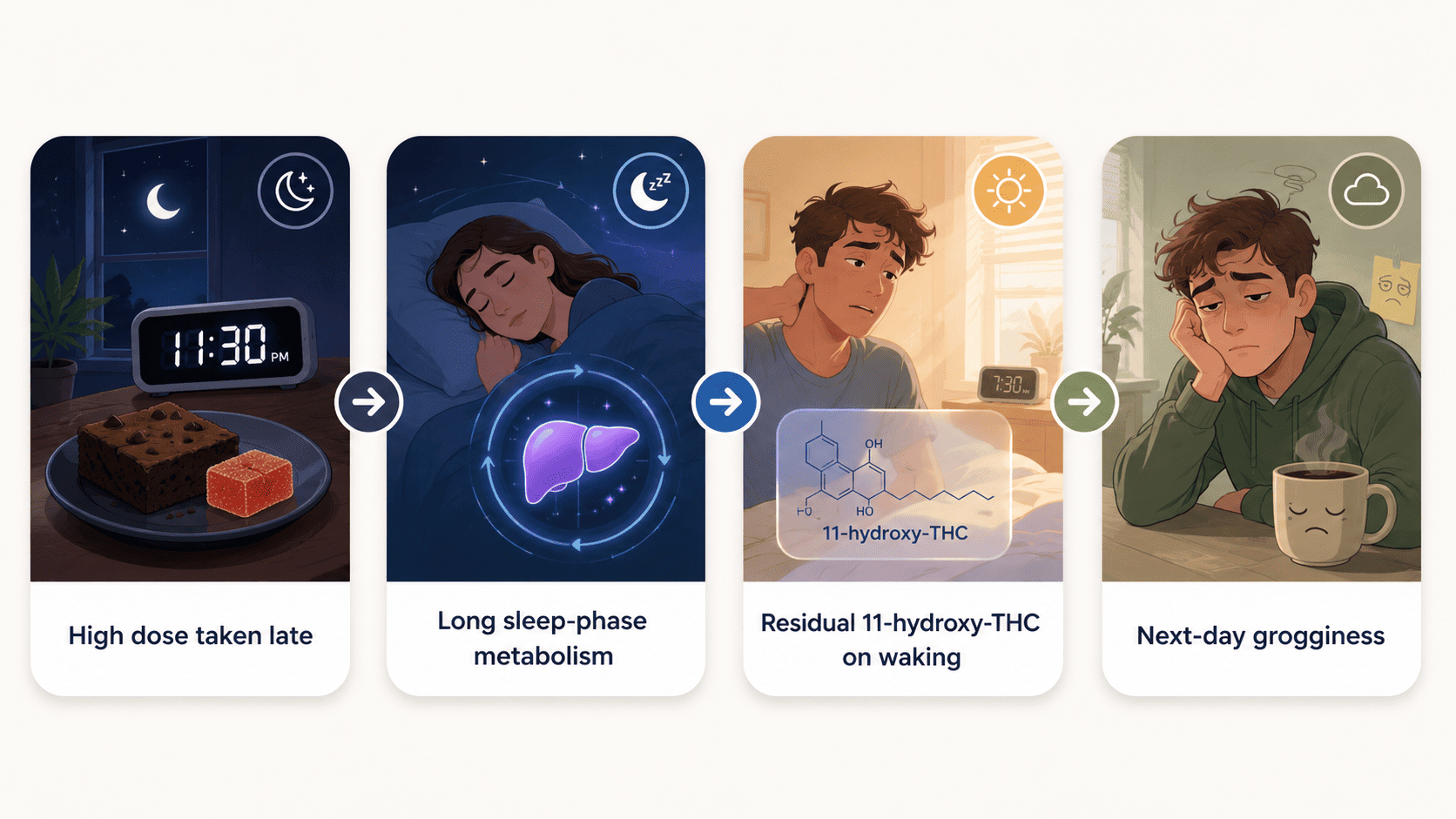 Why Edibles Affect You the Morning After Why Edibles Affect You the Morning After